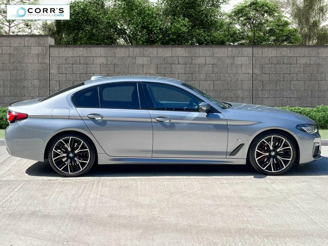 BMW 5 Series 2.0 520D Mht M Sport Saloon Hybrid Step YF72LZO Grey #2