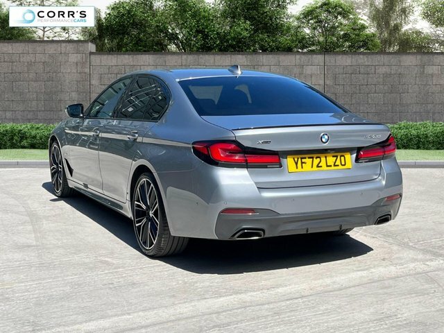 BMW 5 Series 2.0 520D Mht M Sport Saloon Hybrid Step YF72LZO Grey #4