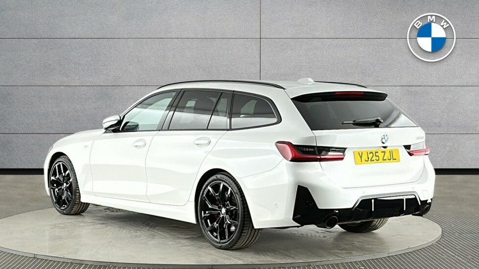 BMW 3 Series 320I M Sport Touring YJ25ZJL White #2