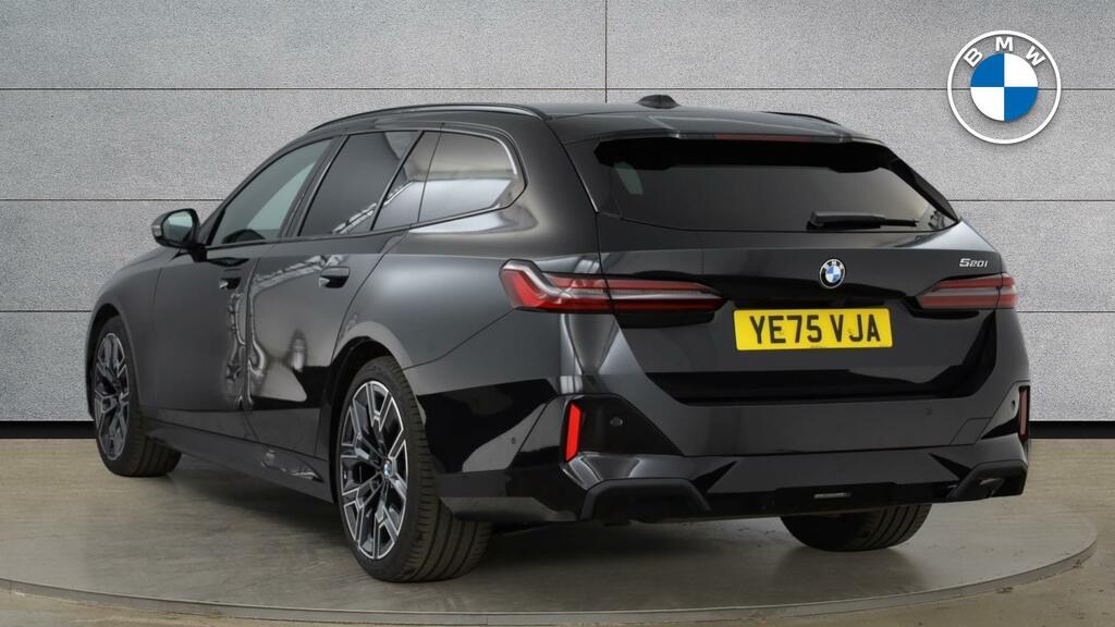 BMW 5 Series 520I M Sport Pro Touring YE75VJA Black #2
