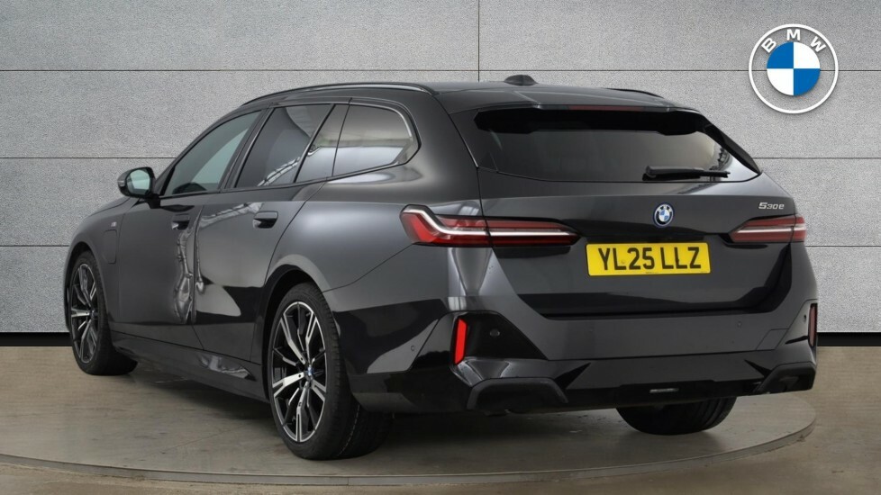BMW 5 Series 530E M Sport Touring YL25LLZ Grey #2