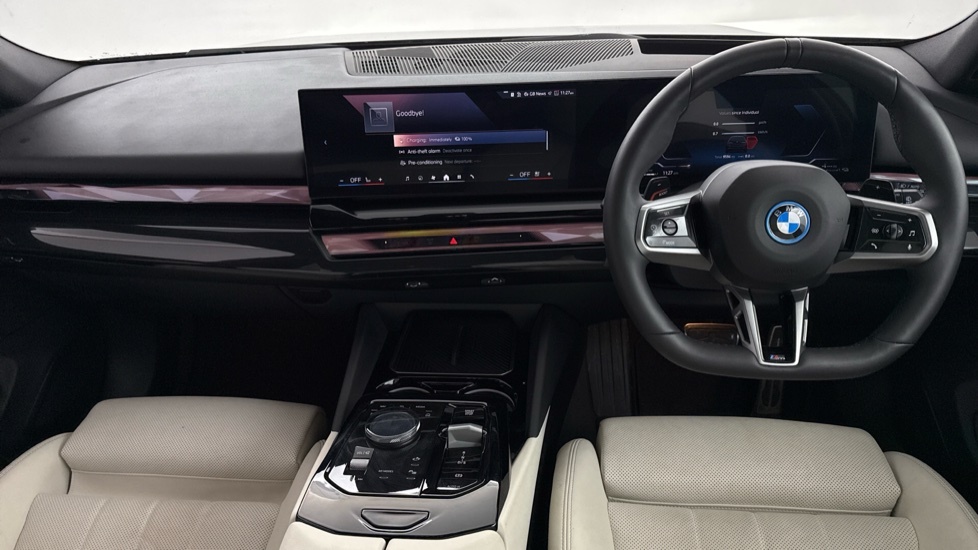 BMW 5 Series 530E M Sport Touring YL25LLZ Grey #4