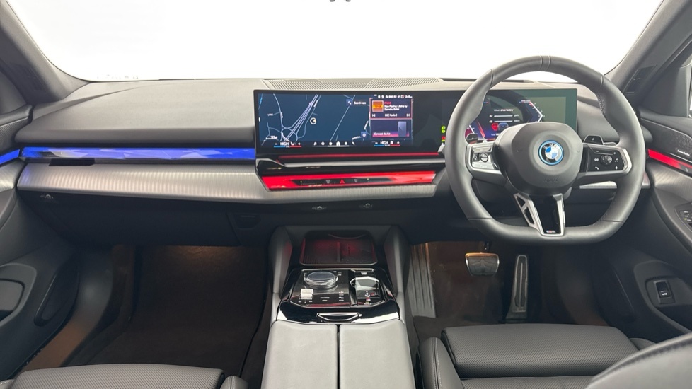 BMW 5 Series 530E M Sport Touring Black #4