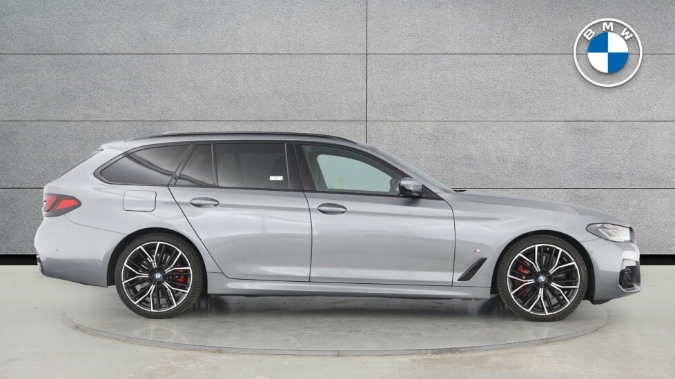 BMW 5 Series 520D M Sport Touring Grey #3
