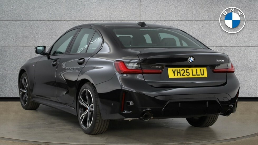 BMW 3 Series 320I M Sport Saloon YH25LLU Black #2