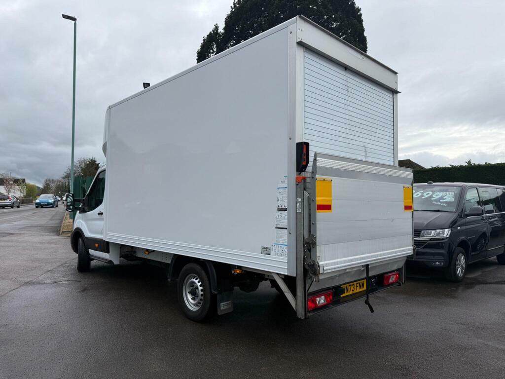 Ford Transit Custom 2.0 350 Ecoblue Leader Luton Rwd WN73FNW White #3