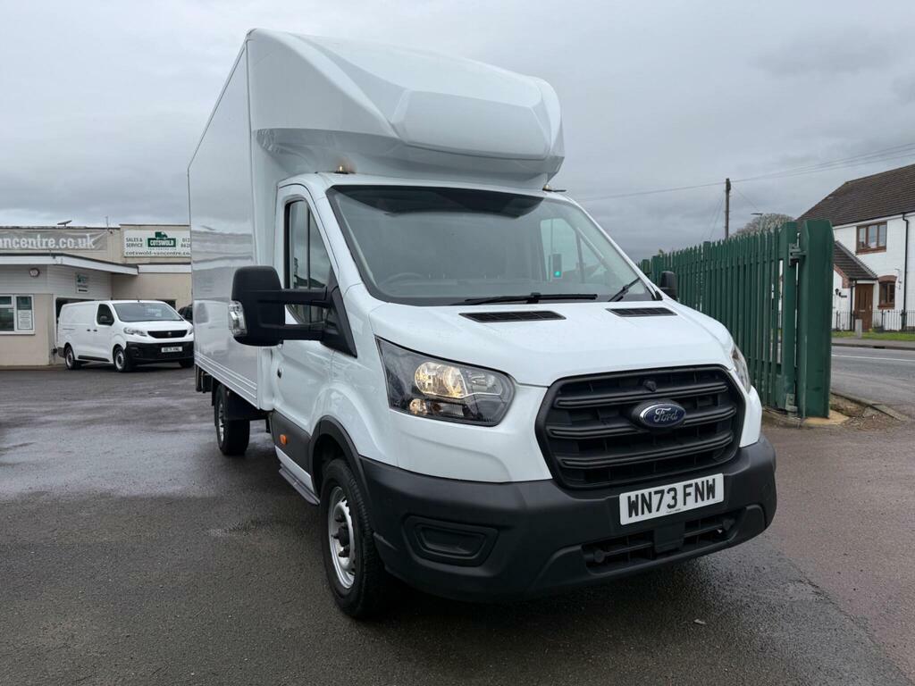 Ford Transit Custom 2.0 350 Ecoblue Leader Luton Rwd WN73FNW White #5