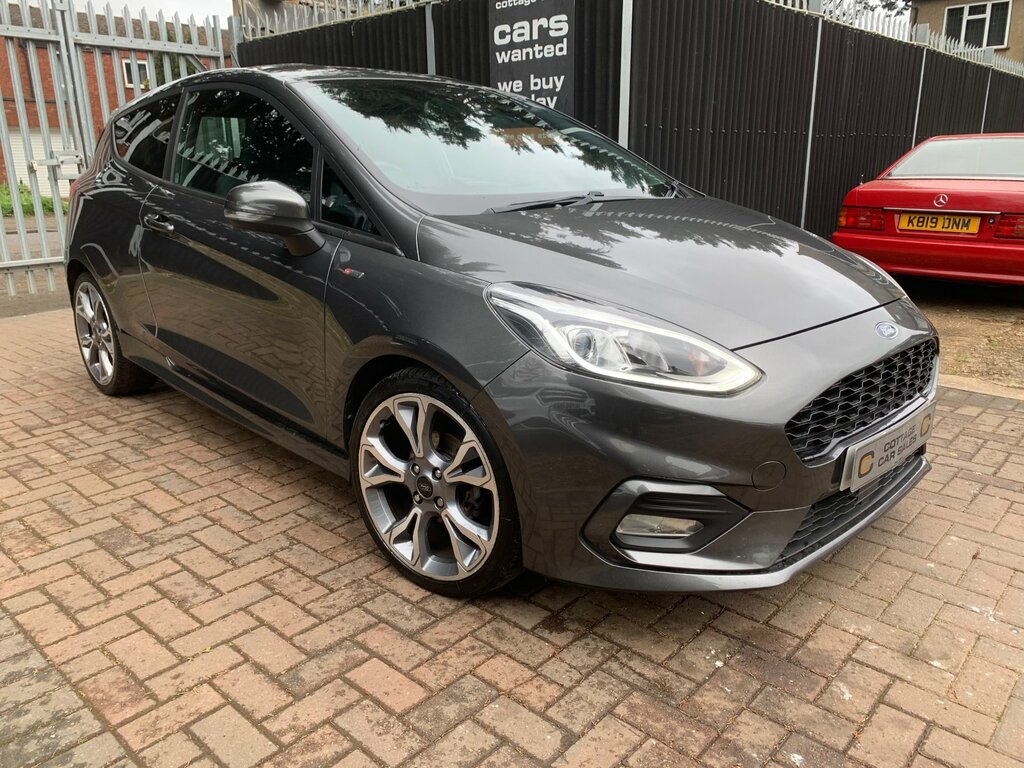 Ford Fiesta 1.0T Ecoboost Gpf St-line Hatchback Man GL19FOP Grey #2