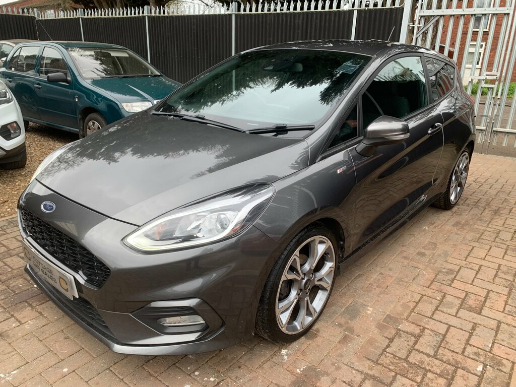 Ford Fiesta 1.0T Ecoboost Gpf St-line Hatchback Man GL19FOP Grey #6