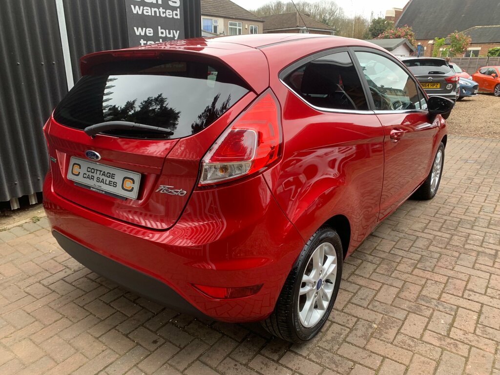 Ford Fiesta 1.0T Ecoboost Zetec Hatchback Eu LF16XOY Red #4