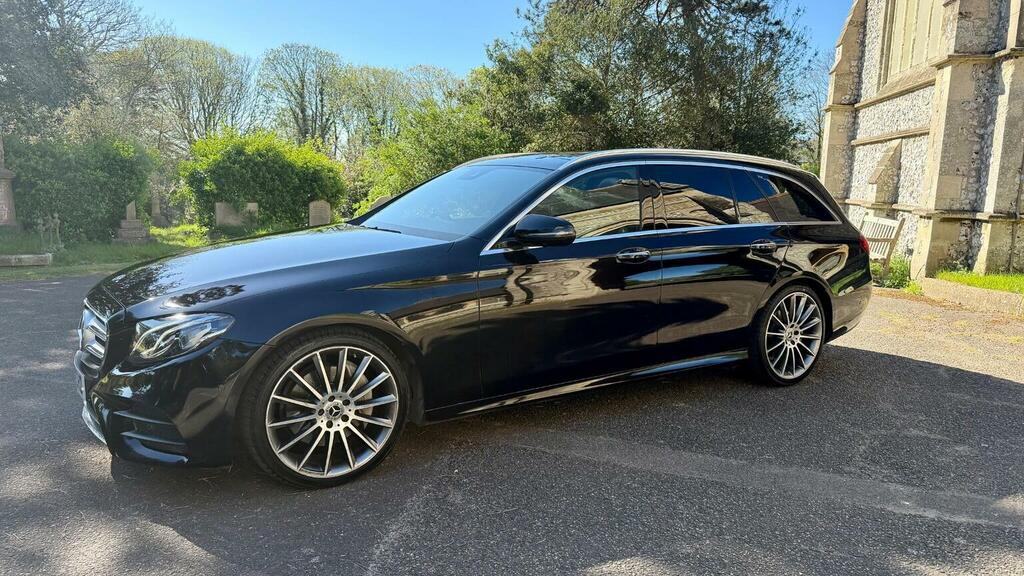 Mercedes-Benz E Class Estate 2.0 E200 Amg Line Premium G-tronic Euro Y88CHD Black #2