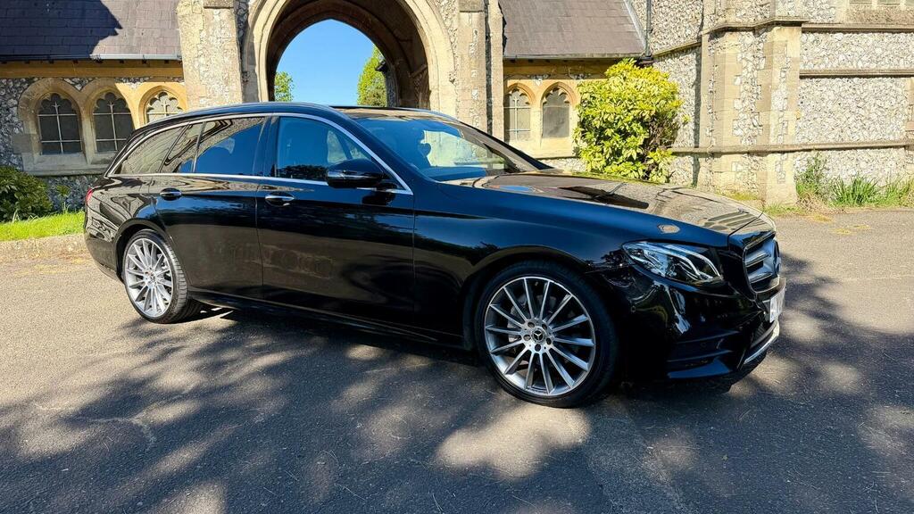 Mercedes-Benz E Class Estate 2.0 E200 Amg Line Premium G-tronic Euro Y88CHD Black #6