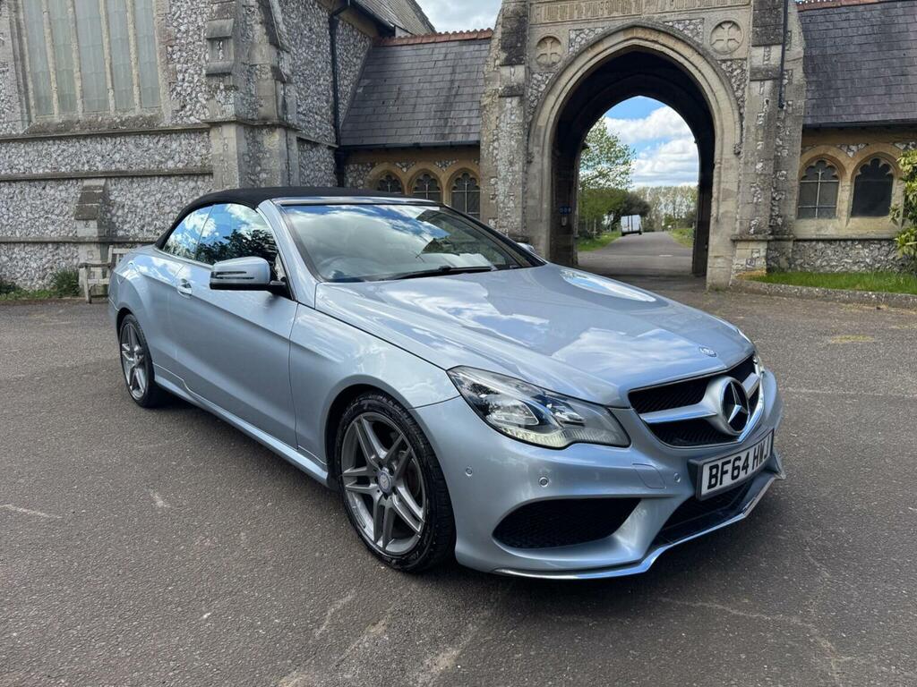 Mercedes-Benz E Class Convertible 3.0 E350d V6 Bluetec Amg Sport Cabriol Silver
