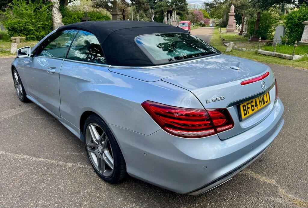 Mercedes-Benz E Class Convertible 3.0 E350d V6 Bluetec Amg Sport Cabriol Silver #4