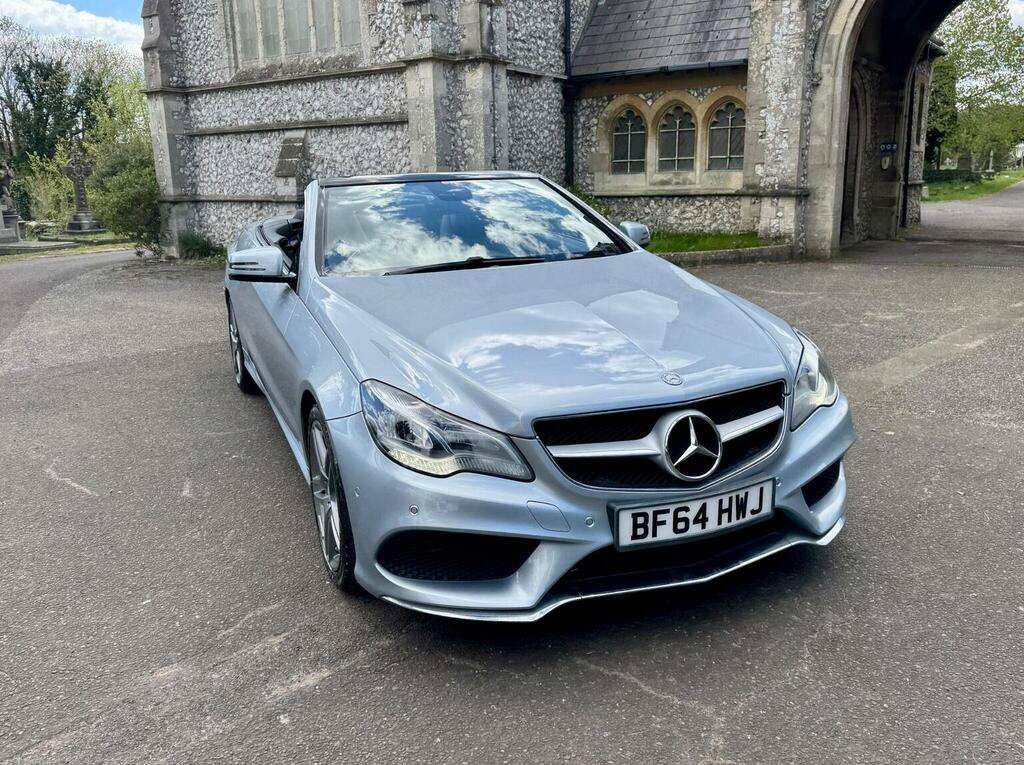 Mercedes-Benz E Class Convertible 3.0 E350d V6 Bluetec Amg Sport Cabriol Silver #5