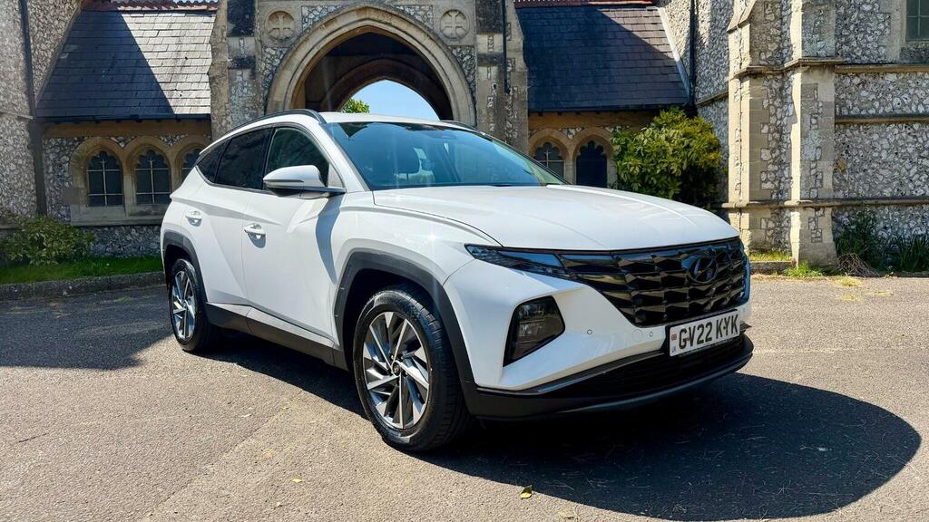 Hyundai Tucson Suv 1.6 T-gdi Premium Euro 6 Ss 202222 GV22KYK White #4