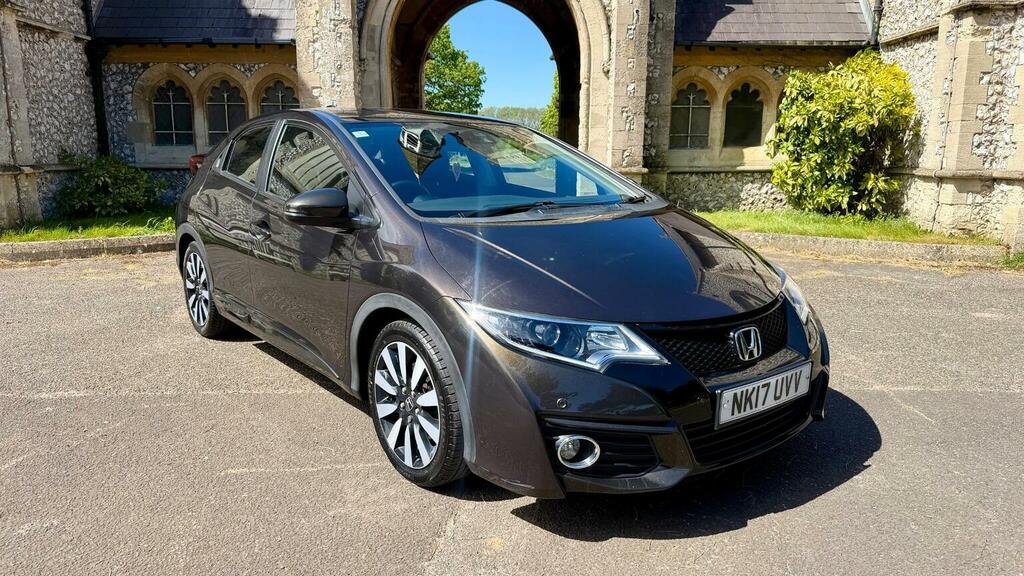 Honda Civic Hatchback 1.8 I-vtec Se Plus Navi Euro 6 Brown #5
