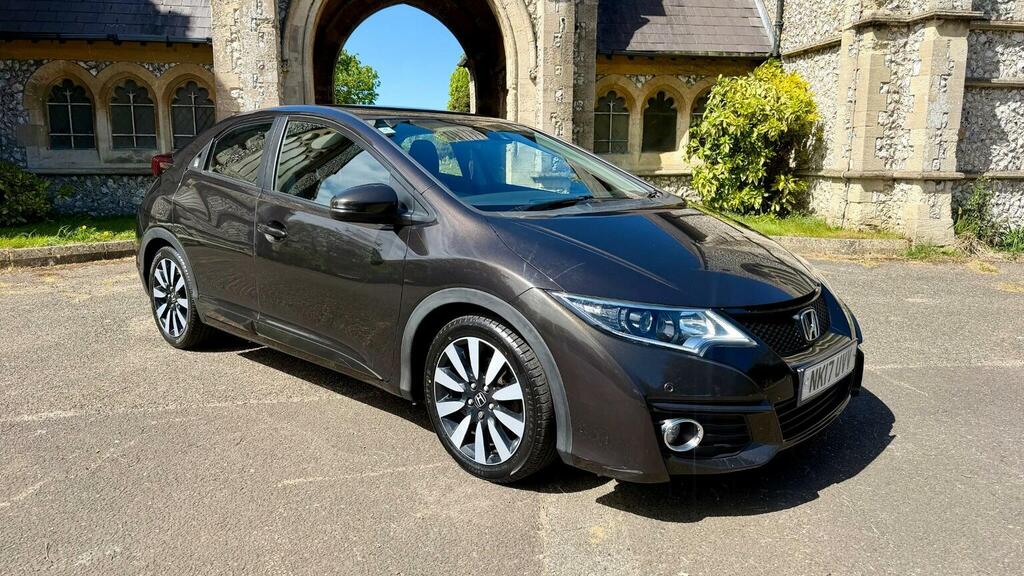Honda Civic Hatchback 1.8 I-vtec Se Plus Navi Euro 6 Brown #6