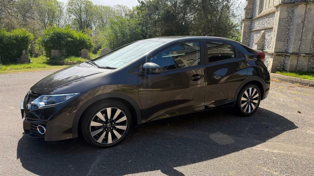 Honda Civic Hatchback 1.8 I-vtec Se Plus Navi Euro 6 Brown #2