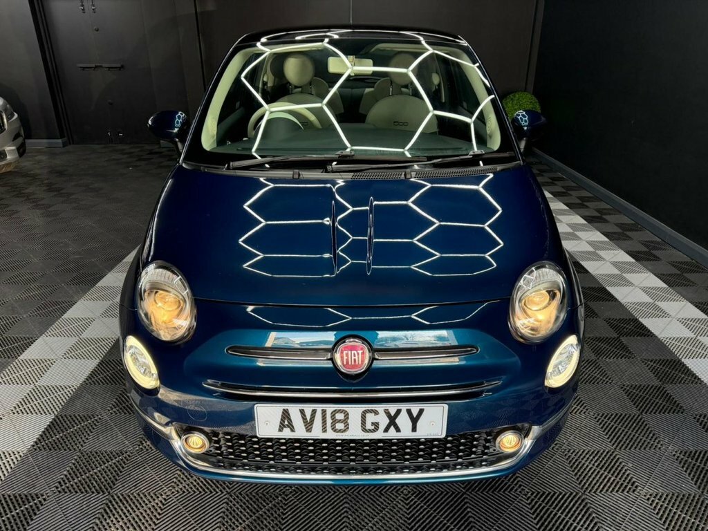 Fiat 500 1.2 Lounge Hatchback Euro 6 Ss AV18GXY Blue #6