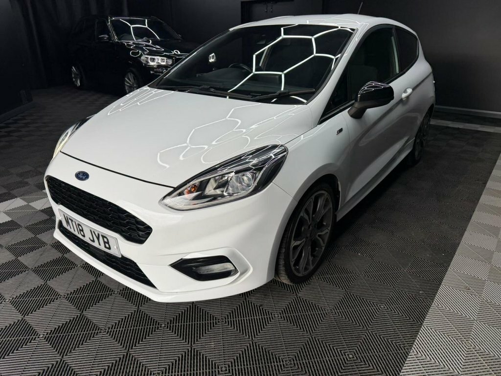 Ford Fiesta 1.0T Ecoboost St-line Hatchback MT18JYB White #5