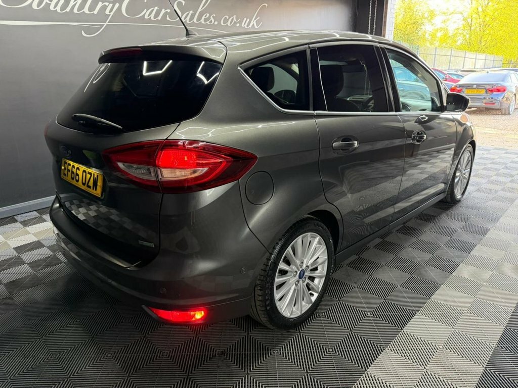 Ford C-Max 1.0T Ecoboost Titanium Mpv Euro EF66OZW Grey #5