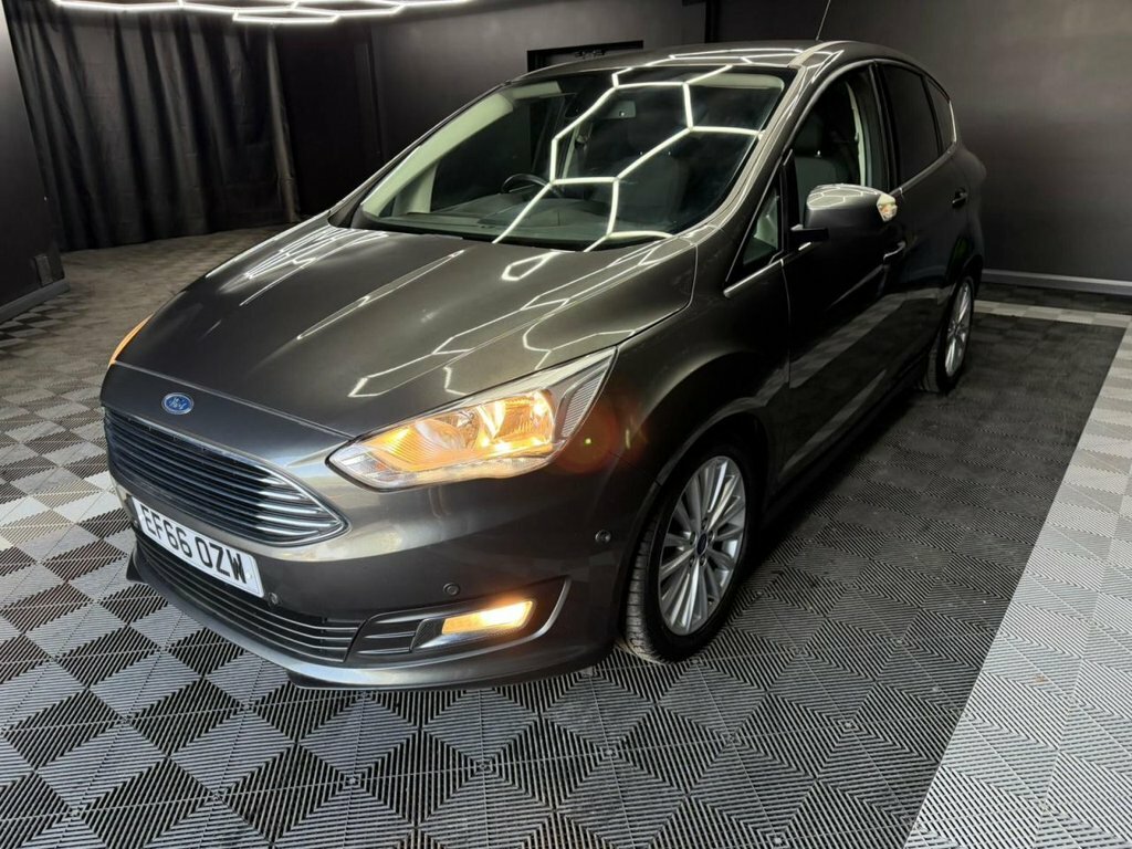 Ford C-Max 1.0T Ecoboost Titanium Mpv Euro EF66OZW Grey #4