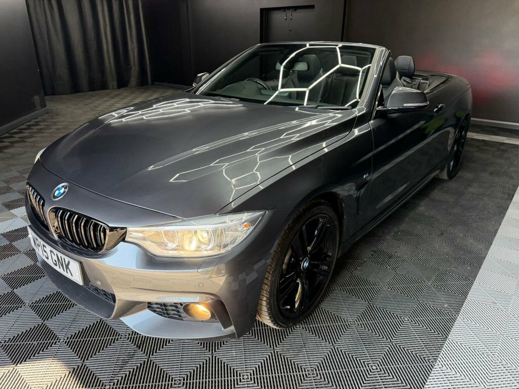 BMW 4 Series 3.0 430D M Sport Convertible Euro WP15GNK Grey #5