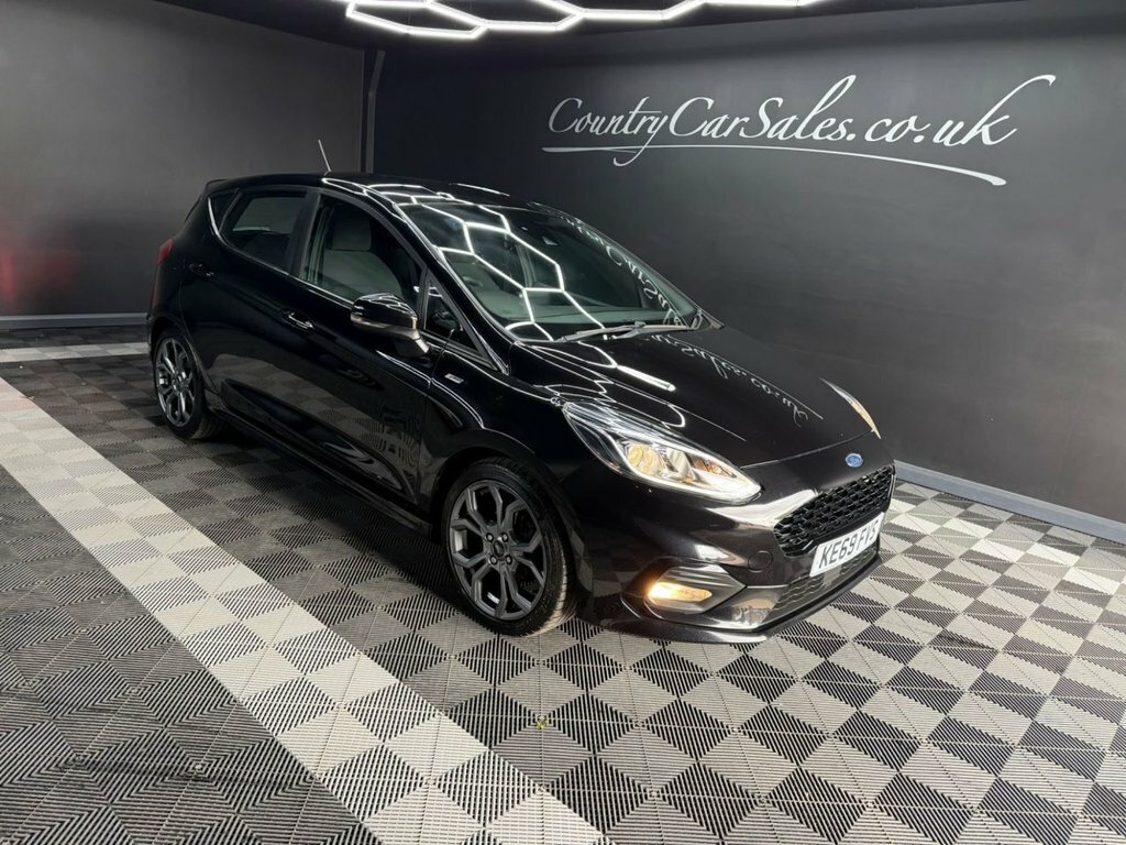 Ford Fiesta 1.0T Ecoboost Gpf St-line Hatchback Man KE69VFS Black #2