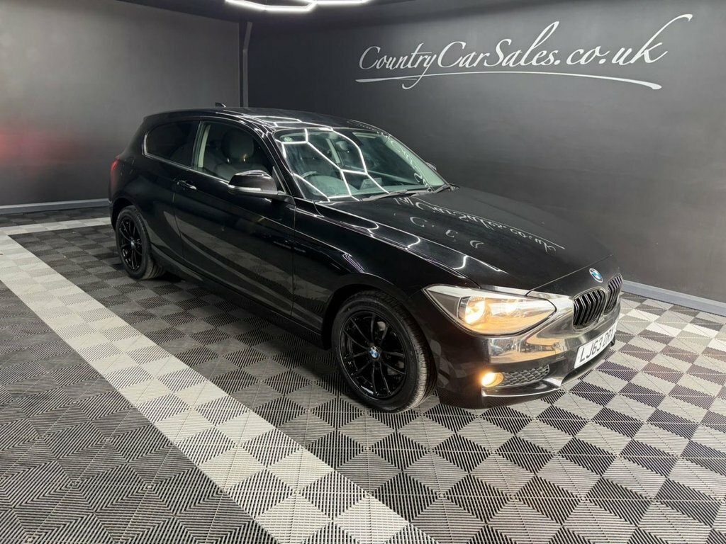 BMW 1 Series 1.6 114D Se Hatchback Euro 5 S LJ63DRX Black #2