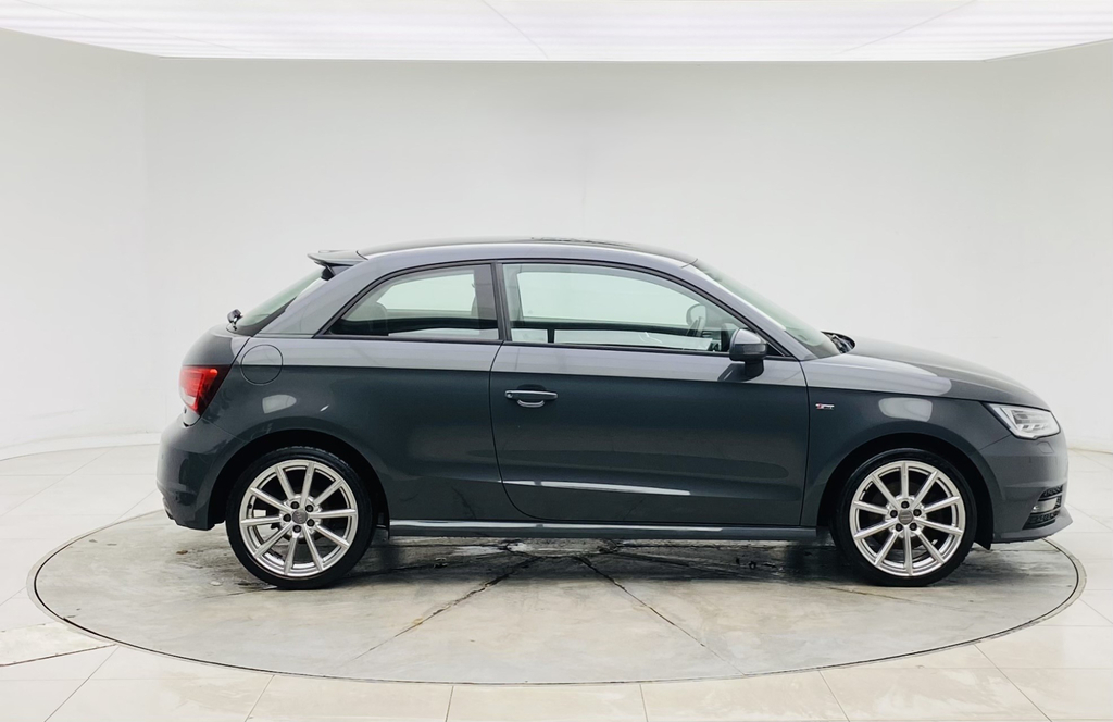 Audi A1 1.4 Tfsi S Line Hatchback S Tronic Euro EY68YCA Grey #3