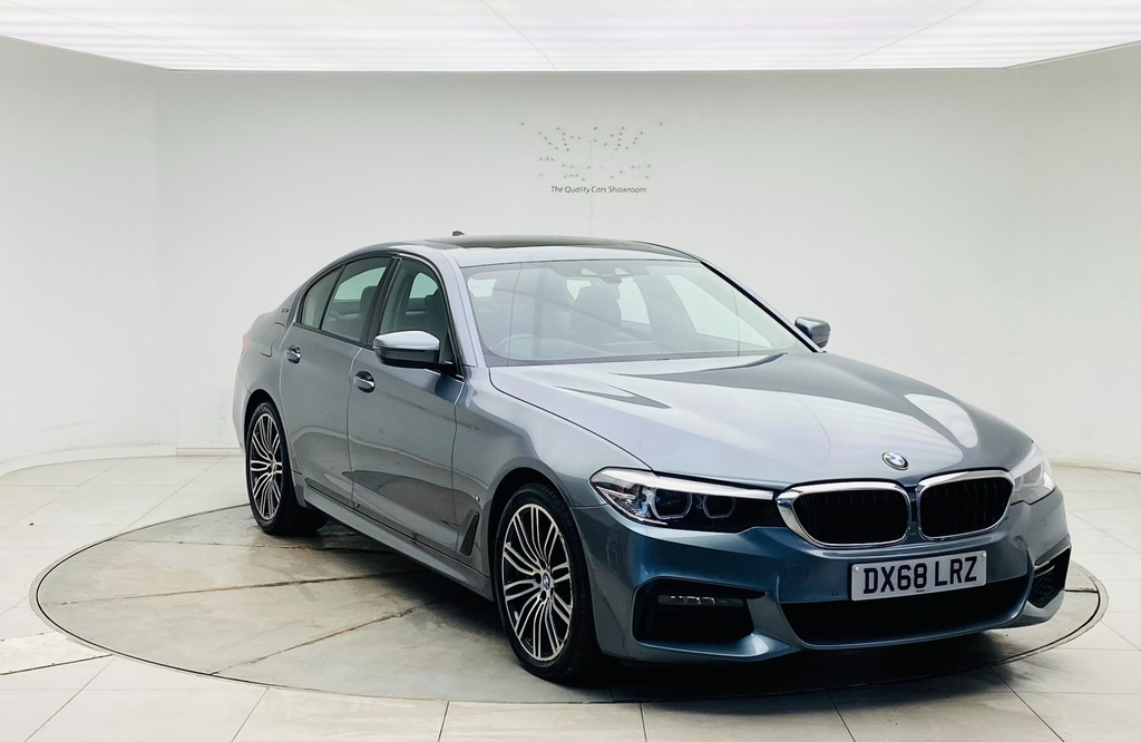 BMW 5 Series 2.0 9.2Kwh M Sport Saloon Plug-in Hybri Blue