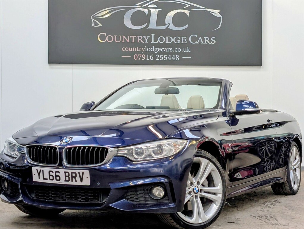 BMW 4 Series 3.0 M Sport Xdrive Euro 6 Ss YL66BRV Blue #4