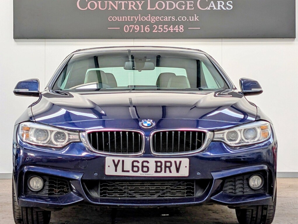 BMW 4 Series 3.0 M Sport Xdrive Euro 6 Ss YL66BRV Blue #3