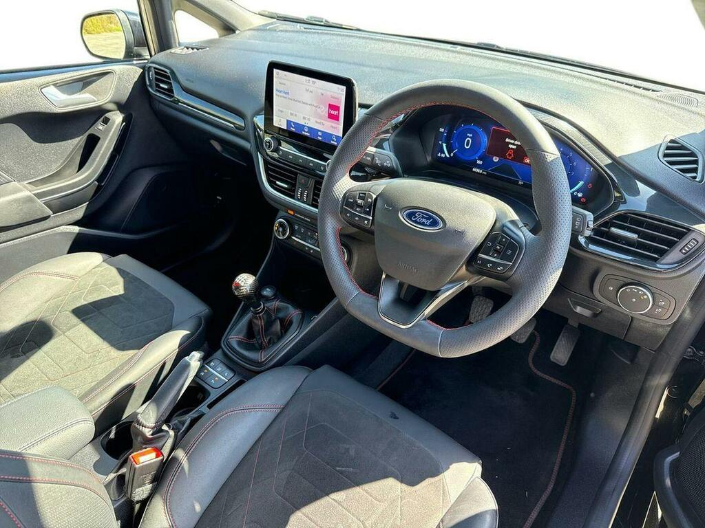 Ford Fiesta 1.0T Ecoboost St Line X Hatchback Manua AV73XKP Black #6