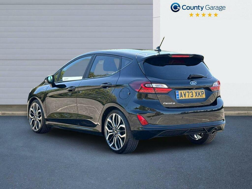 Ford Fiesta 1.0T Ecoboost St Line X Hatchback Manua AV73XKP Black #3