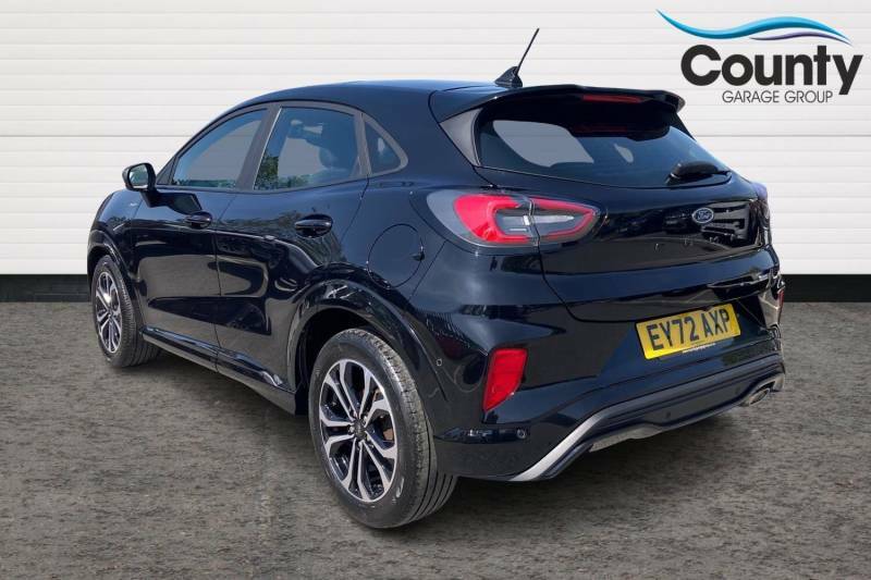 Ford Puma 1.0 Ecoboost Hybrid Mhev St-line Dct - 2022 7 EY72AXP Black #2