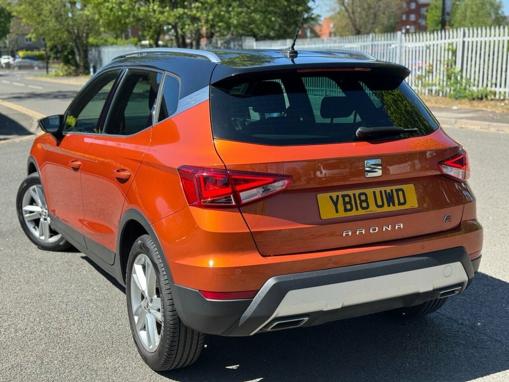 Seat Arona 1.5L Fr YB18UWD Orange #5