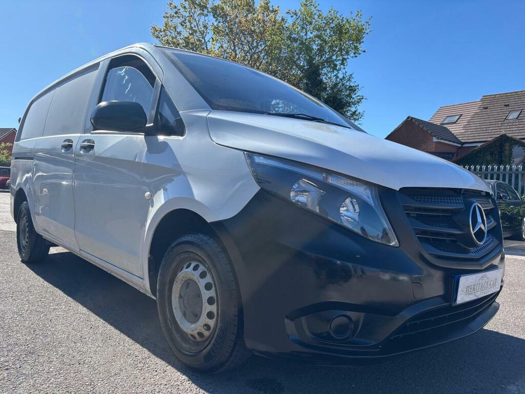 Mercedes-Benz Vito Panel Van 1.6 111 Cdi Fwd L2 Euro 6 6Dr 201868 NG68AUN White #3
