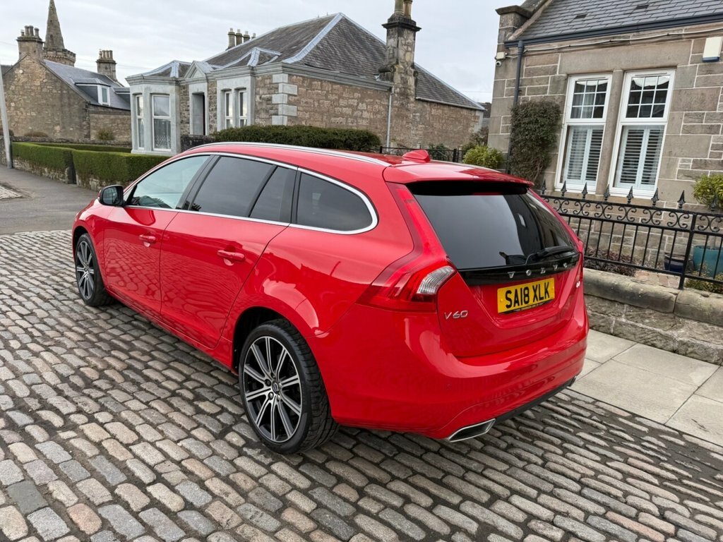 Volvo V60 Estate SA18XLK Red #4