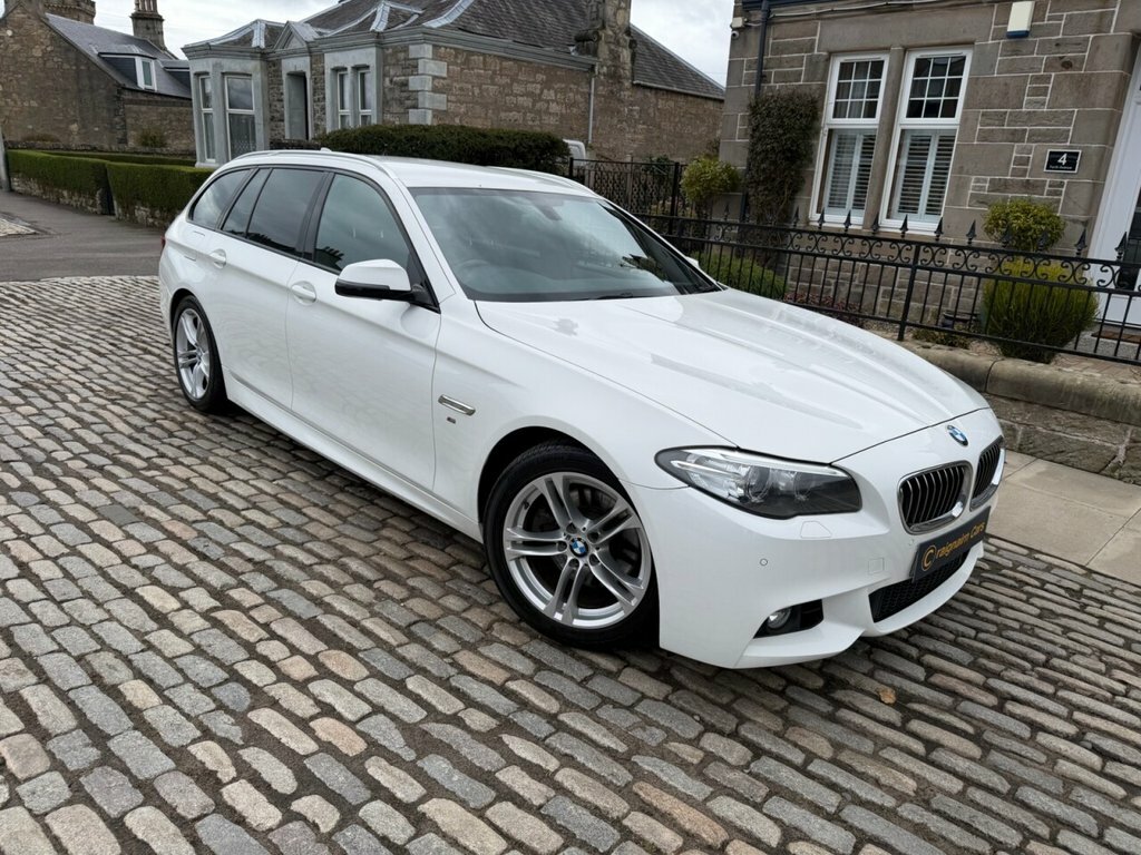 BMW 5 Series Estate White