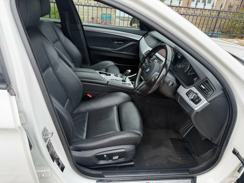BMW 5 Series Estate SD17XFS White #2
