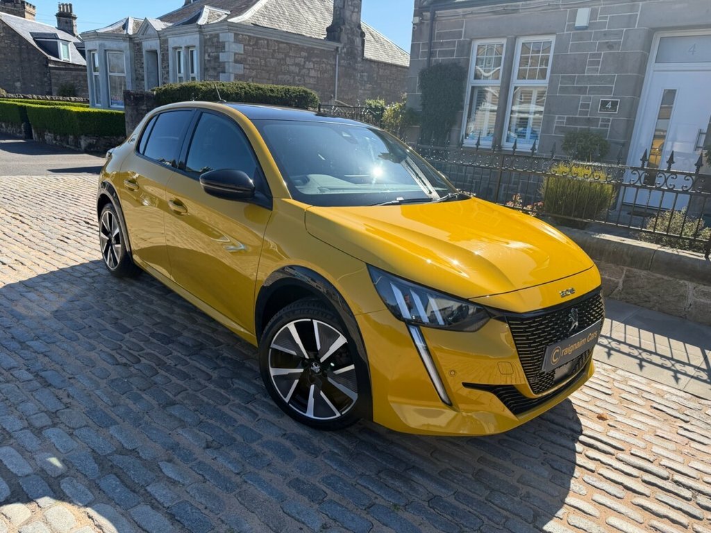 Peugeot e-208 Hatchback Yellow