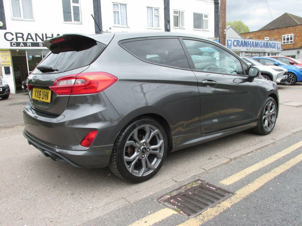 Ford Fiesta 1.0T Ecoboost St-line Euro 6 Ss VX18UHN Grey #6