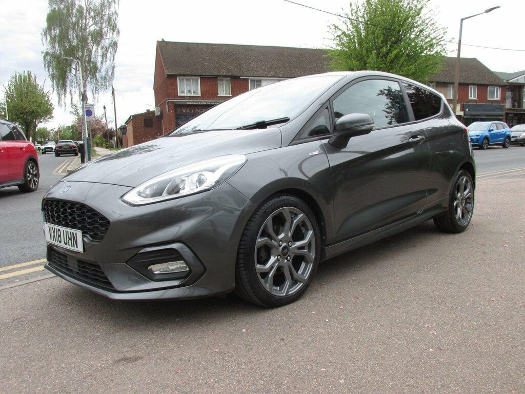 Ford Fiesta 1.0T Ecoboost St-line Euro 6 Ss VX18UHN Grey #3