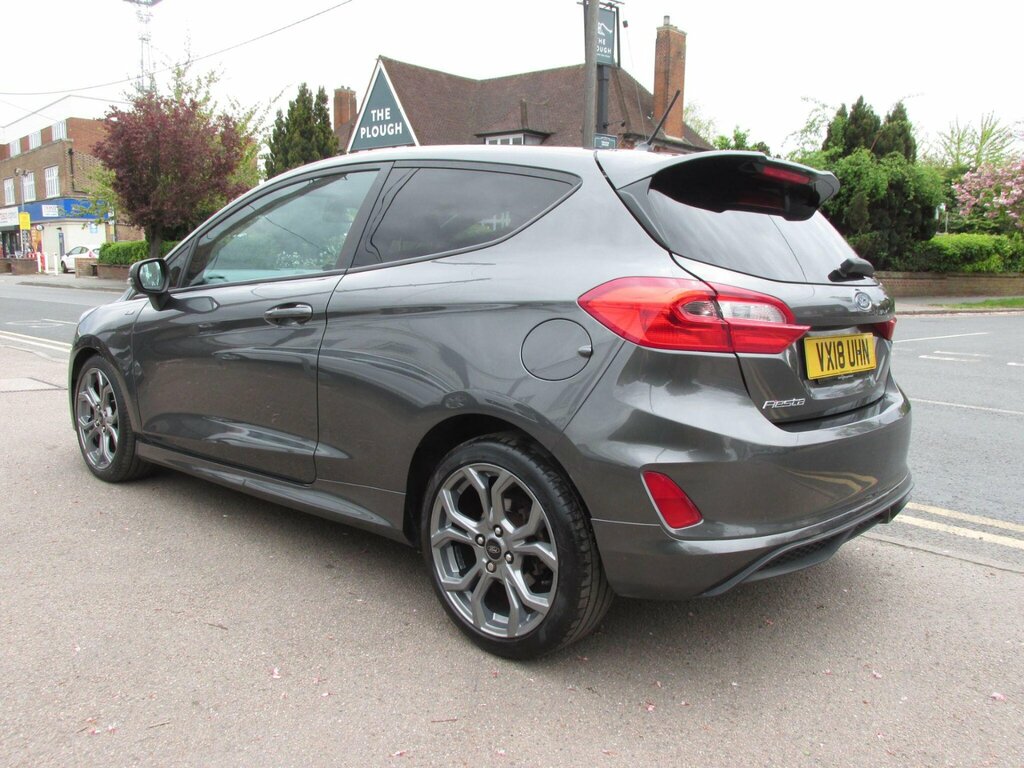 Ford Fiesta 1.0T Ecoboost St-line Euro 6 Ss VX18UHN Grey #4