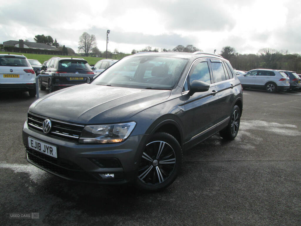 Volkswagen Tiguan 2.0 Tdi 150 4Motion Se Nav EJ18JYR Grey #2