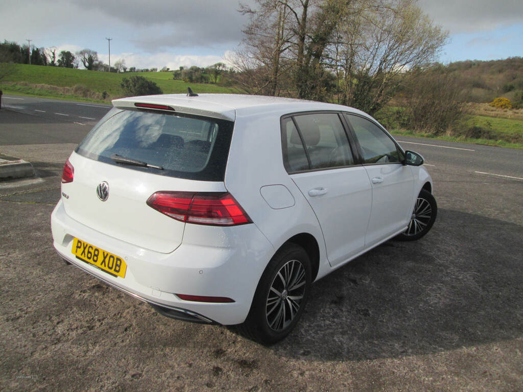 Volkswagen Golf 1.6 Tdi Se Nav PX68XOB White #4
