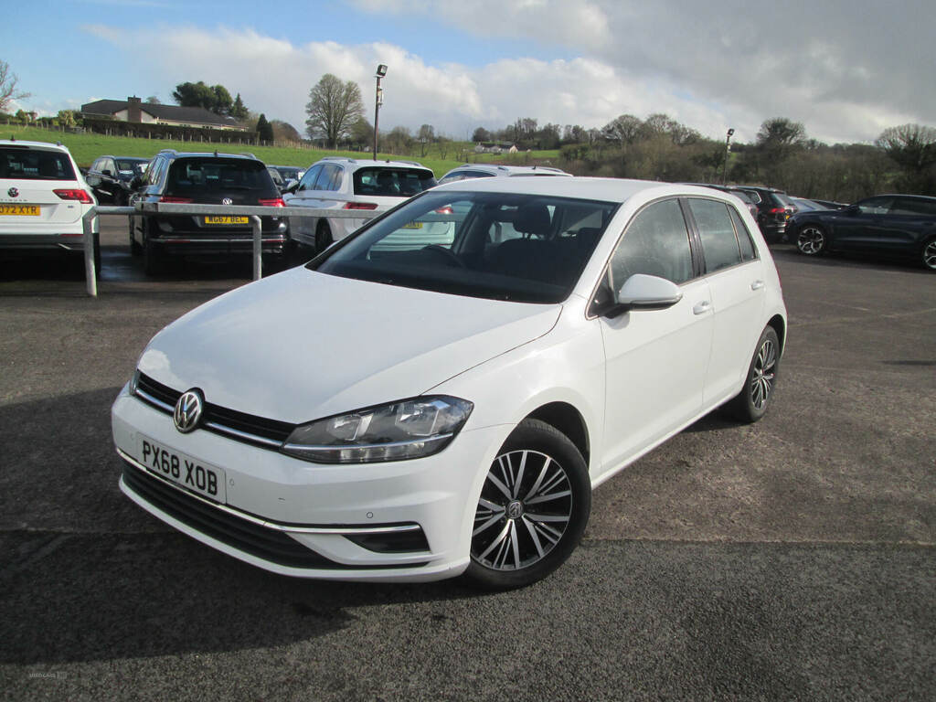 Volkswagen Golf 1.6 Tdi Se Nav PX68XOB White #2