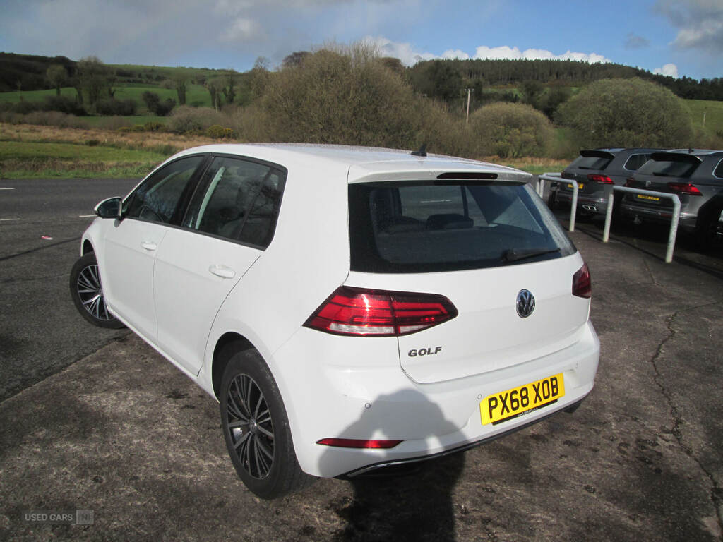 Volkswagen Golf 1.6 Tdi Se Nav PX68XOB White #5